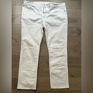 Levi's 511 Slim Fit jeans in a white denim wash